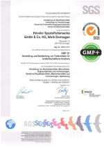 Hoeveler GMP-Zertifikat