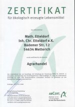Öko-Zertifikat 2008