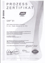 Zertifikat Sels GMP B1